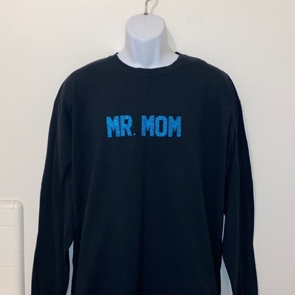 Unisex Mr.Mom Long Sleeved Graphic Tee - Picture 2 of 9